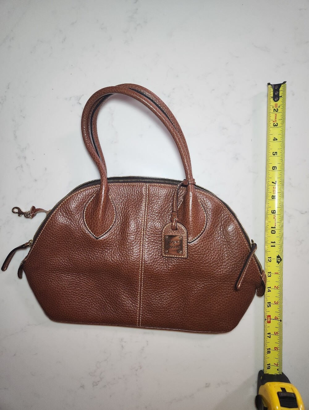 Dooney & Bourke Bowling Bag Style Shoulder Bag - Picture 4 of 5